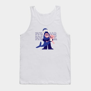 Daddy shark Tank Top